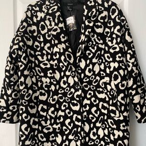 Forever 21 fun print coat/jacket. Size Large